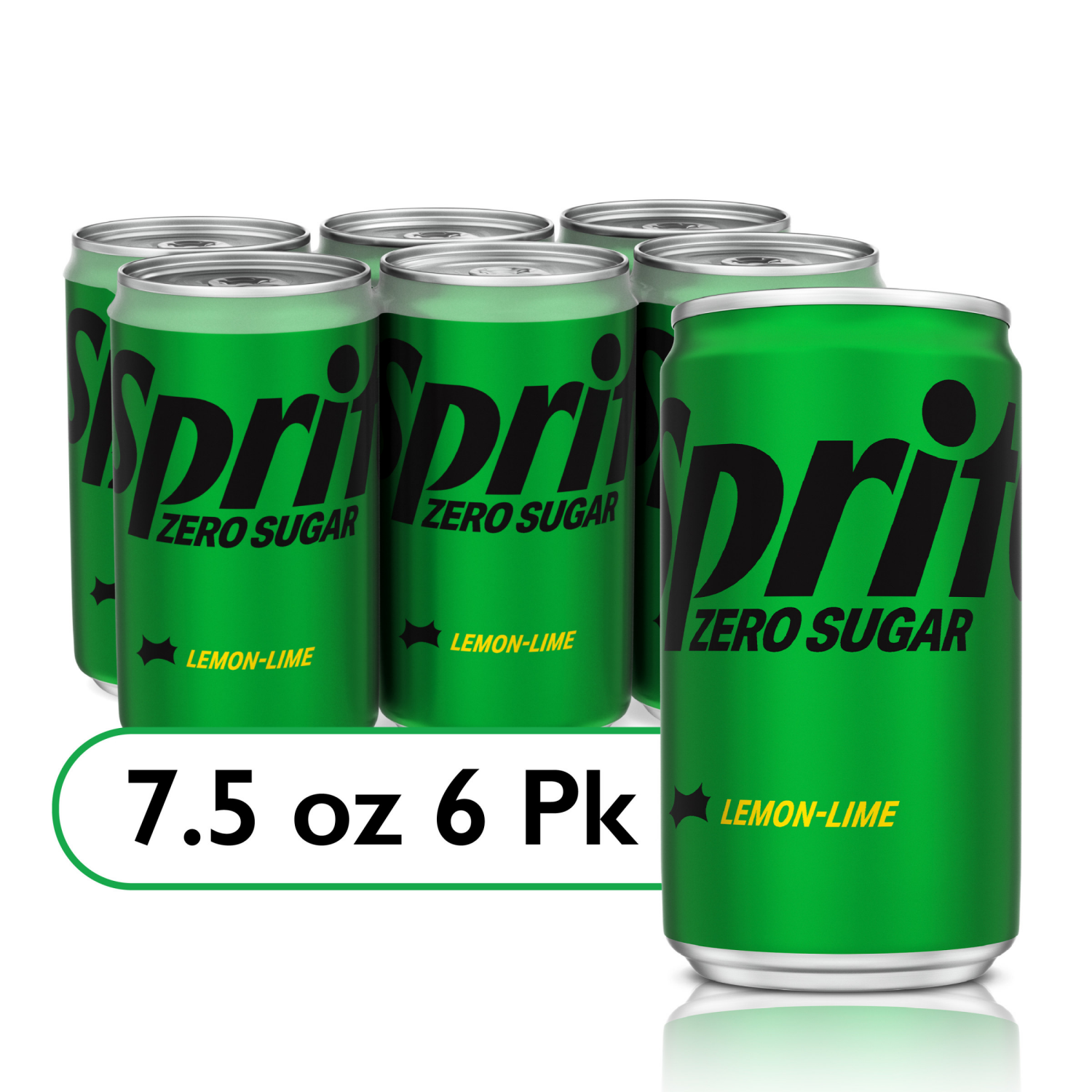 slide 1 of 5, Sprite Diet Lemon Lime Soda, 6 ct; 7.5 oz