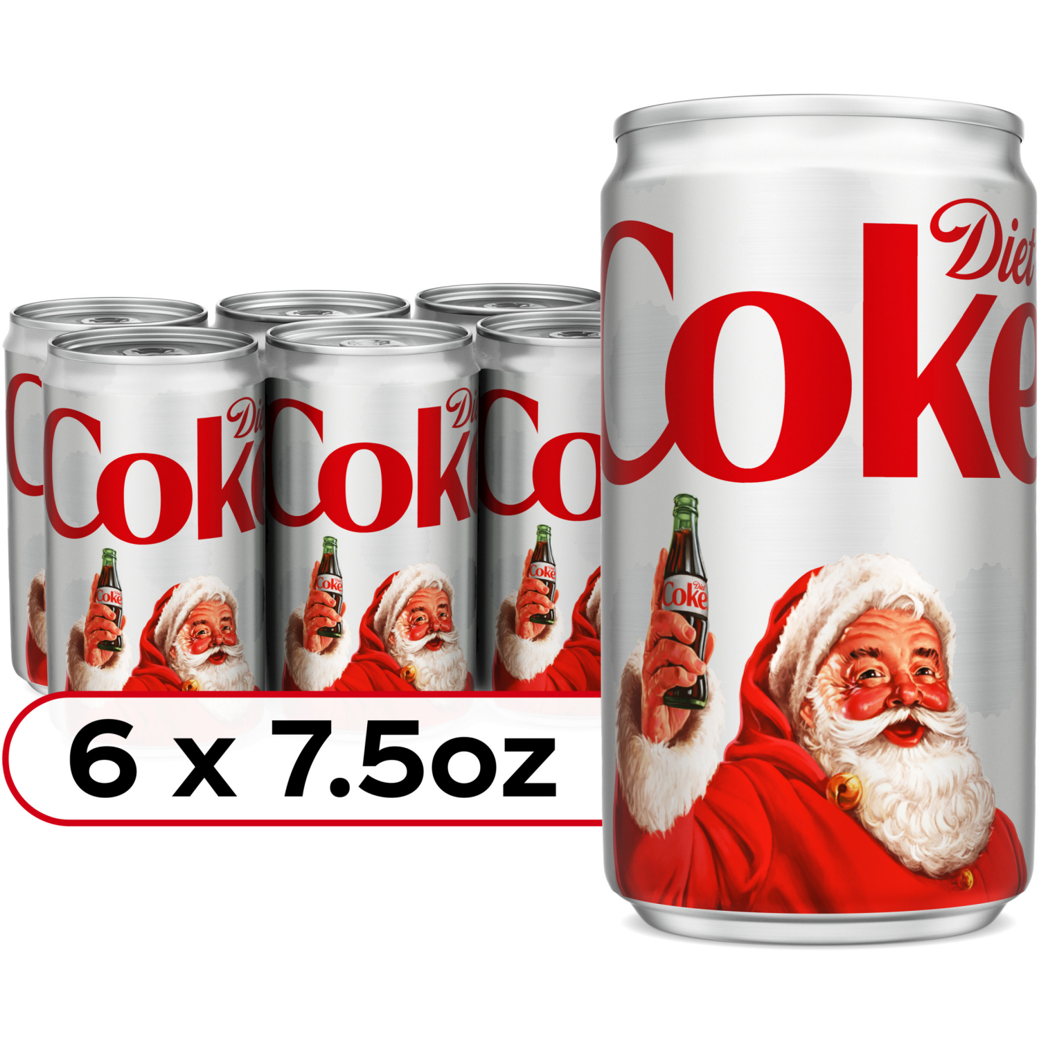 slide 1 of 8, Diet Coke Diet Cola, 6 ct; 7.5 fl oz