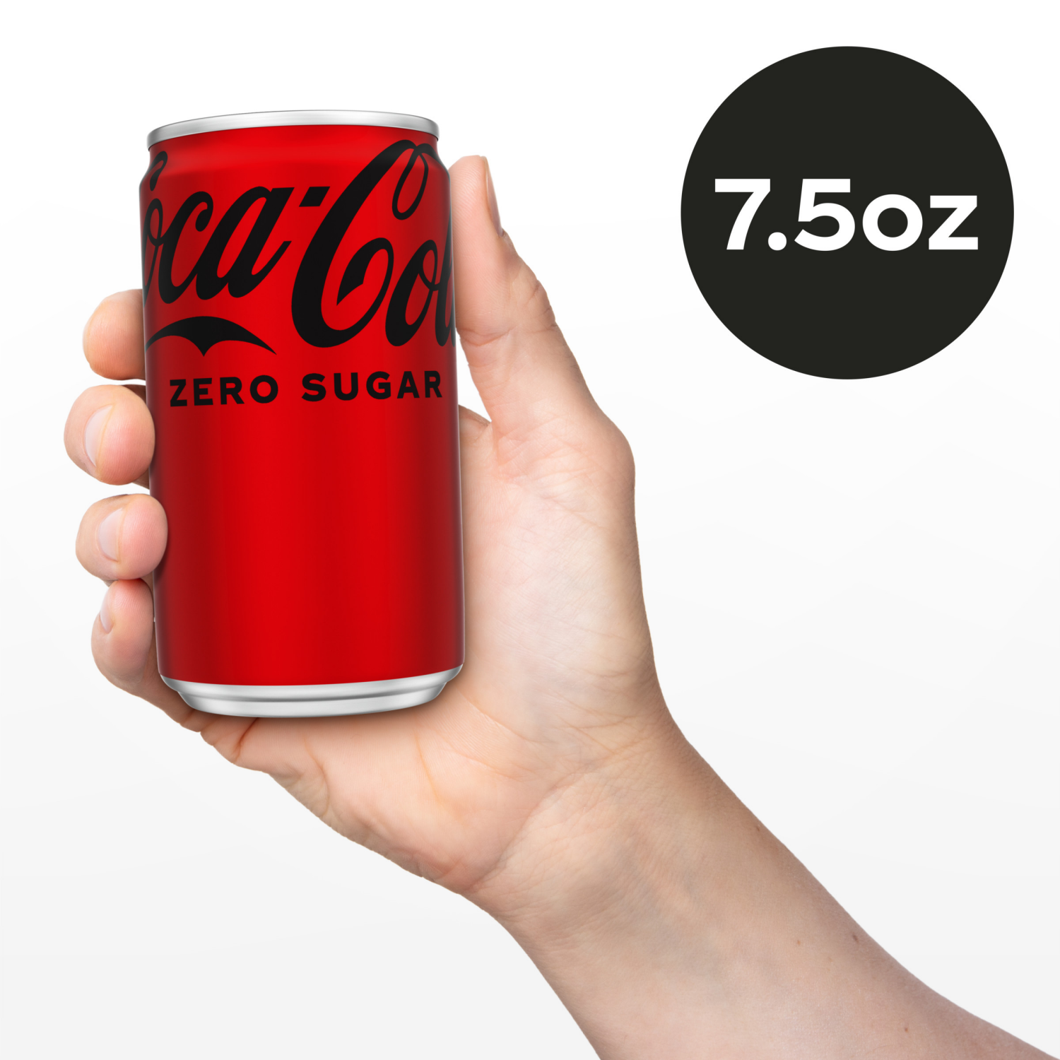 slide 2 of 3, Coca-Cola Zero Sugar Soda Soft Drink Fridge Pack, 7.5 fl oz Mini Cans, 10 Pack, 10 ct; 7.5 oz