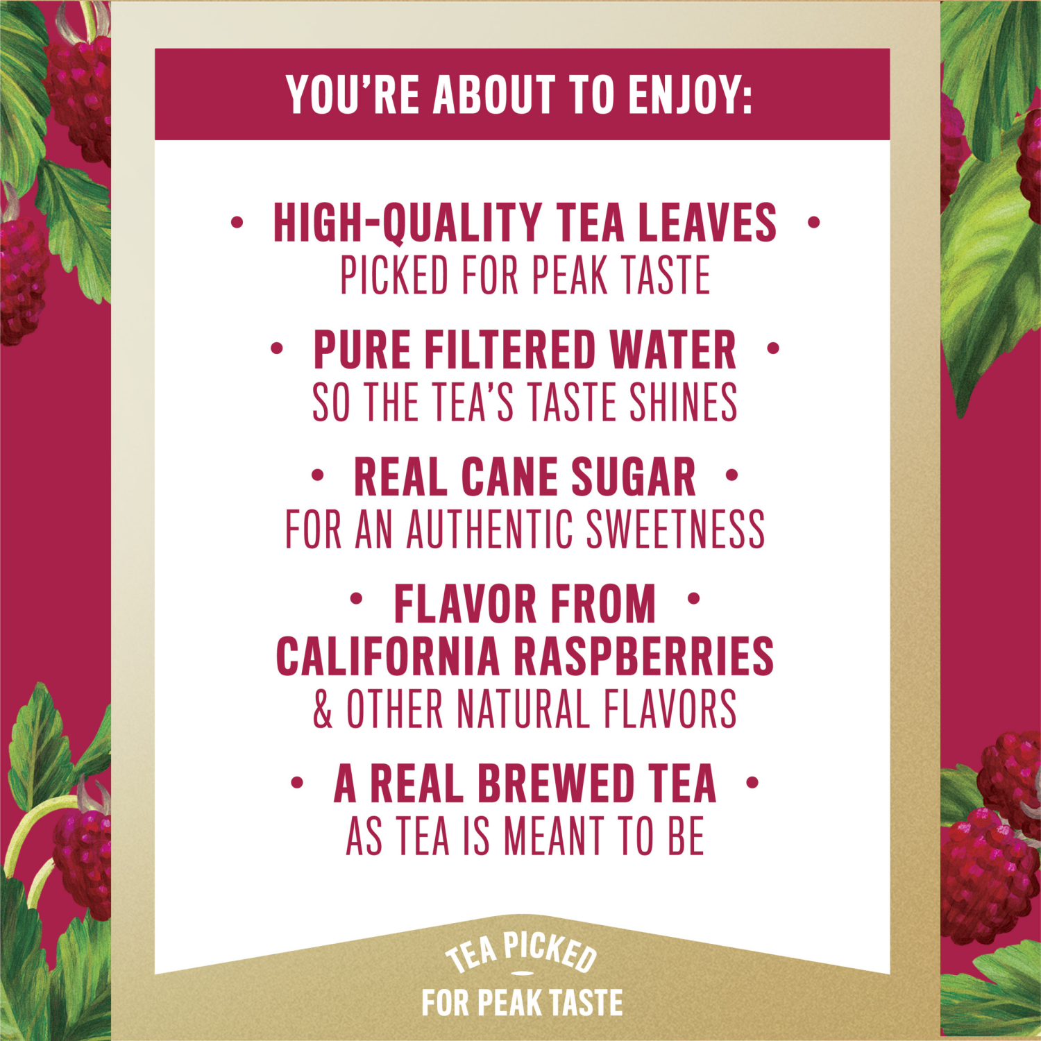 slide 4 of 8, Gold Peak California Raspberry Tea Bottle, 18.5 fl oz, 18.5 fl oz