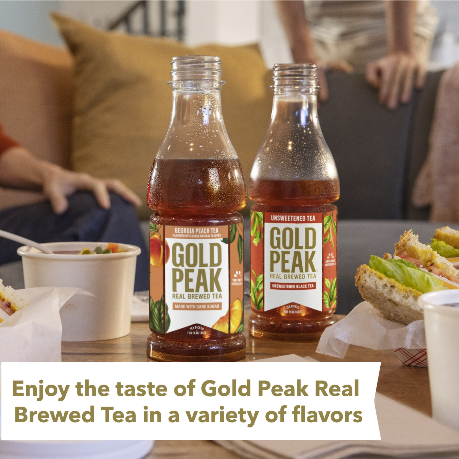 slide 2 of 8, Gold Peak Georgia Peach Tea Bottle, 18.5 fl oz, 18.5 fl oz