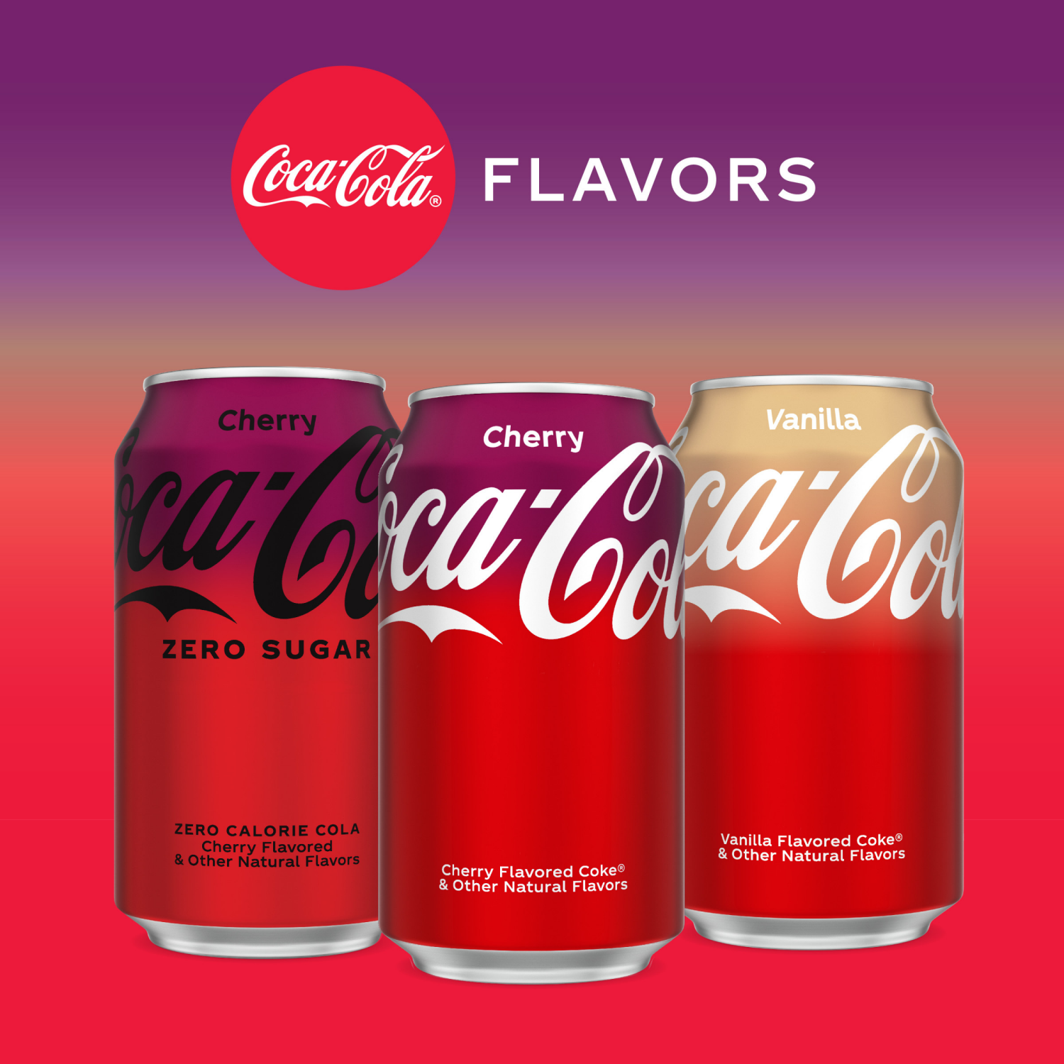 slide 3 of 5, Coca-Cola Cherry Soda Soft Drink, 7.5 fl oz, 6 Pack, 6 ct; 7.5 fl oz