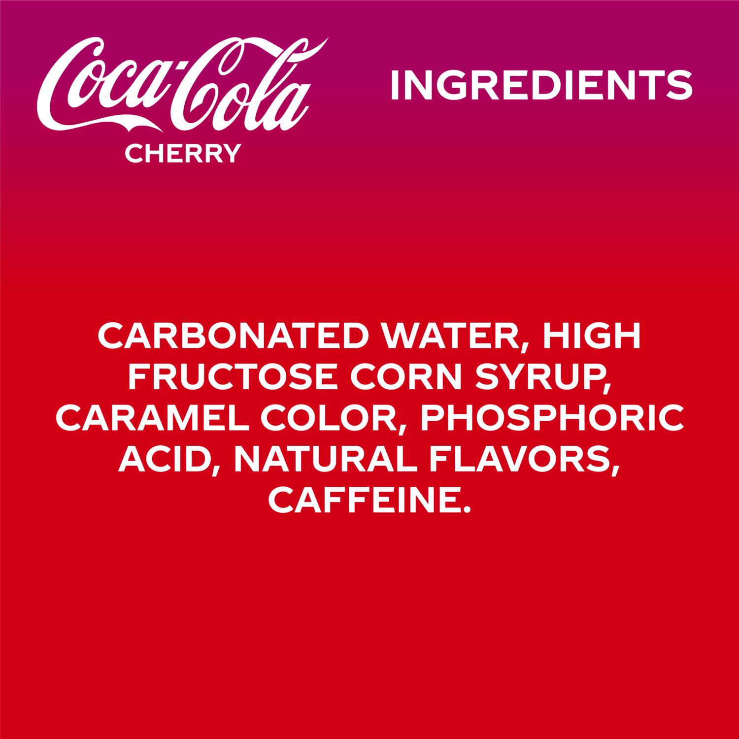 slide 5 of 5, Coca-Cola Cherry Soda Soft Drink, 7.5 fl oz, 6 Pack, 6 ct; 7.5 fl oz