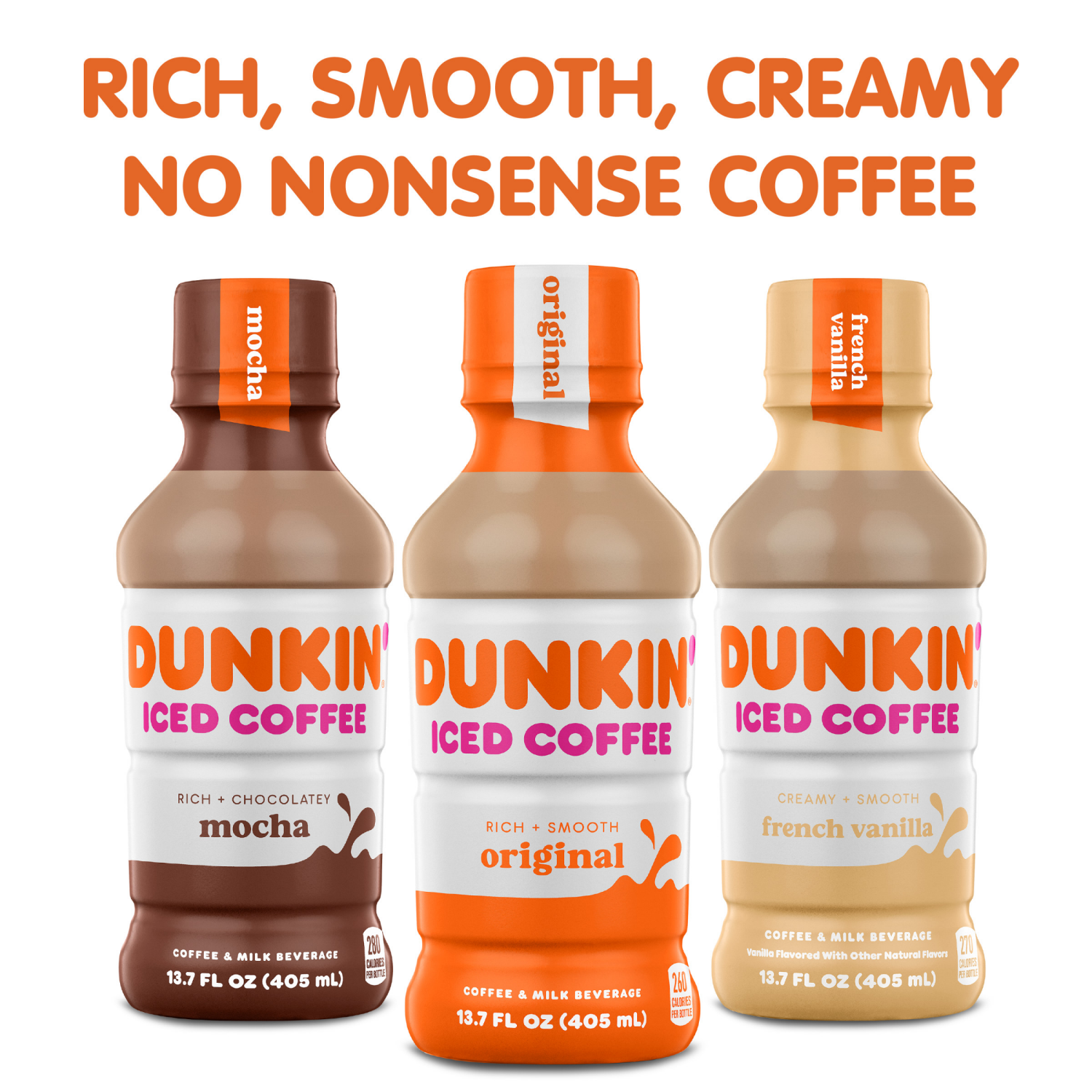 slide 4 of 8, Dunkin' French Vanilla Iced Coffee Bottle, 13.7 fl oz, 13.7 fl oz