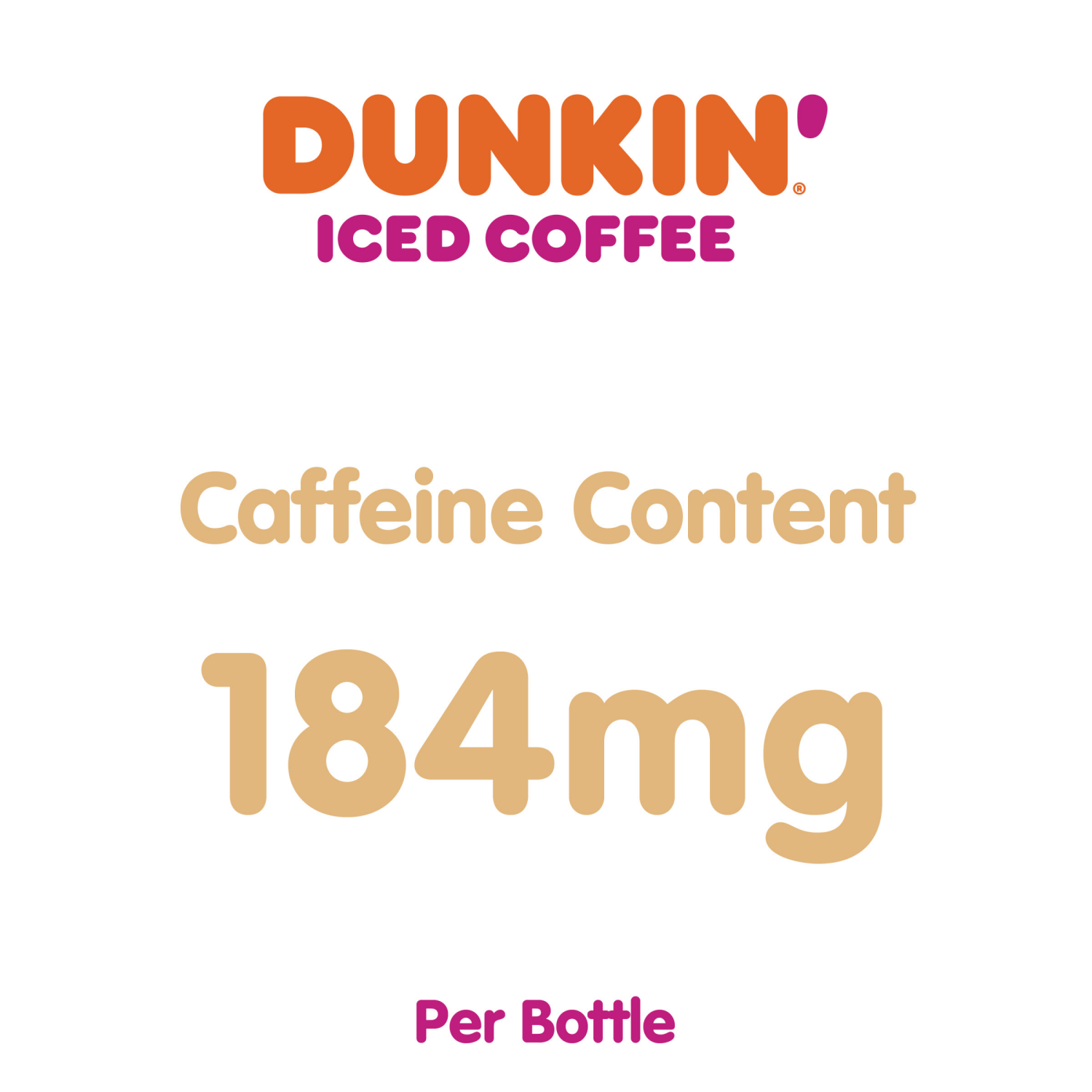 slide 5 of 8, Dunkin' French Vanilla Iced Coffee Bottle, 13.7 fl oz, 13.7 fl oz
