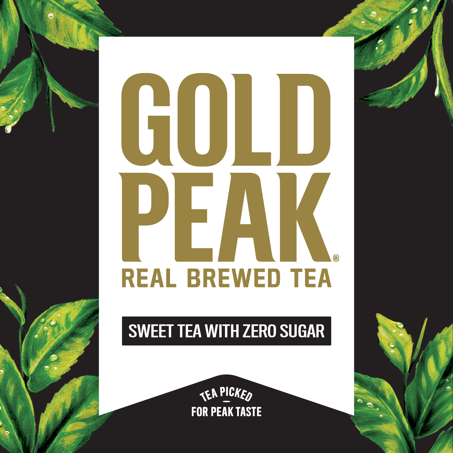 slide 6 of 8, Gold Peak Zero Sugar Diet Iced Tea Drink, 52 fl oz, 52 fl oz