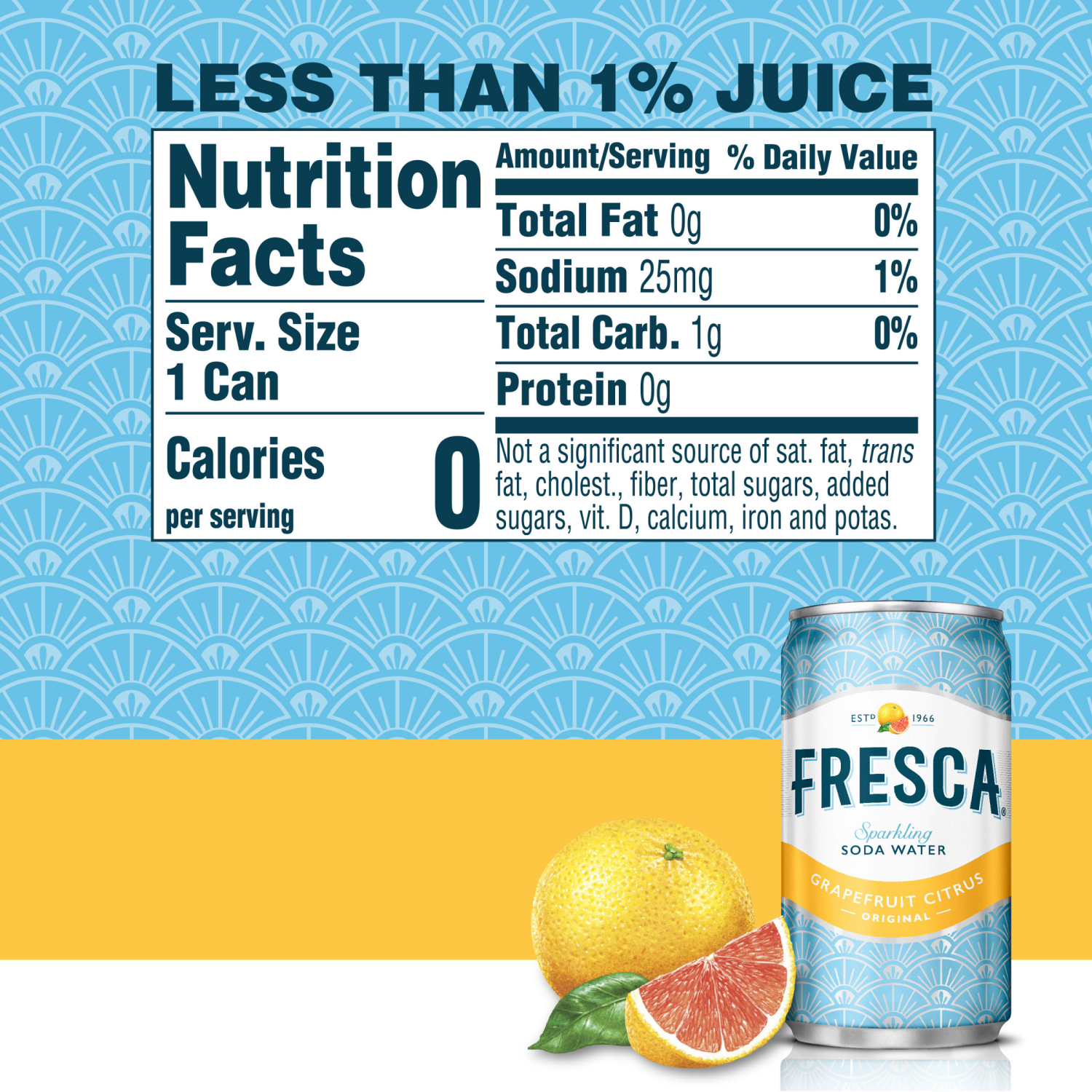 slide 5 of 5, Fresca Cans, 7.5 fl oz, 6 Pack, 6 ct; 7.5 oz
