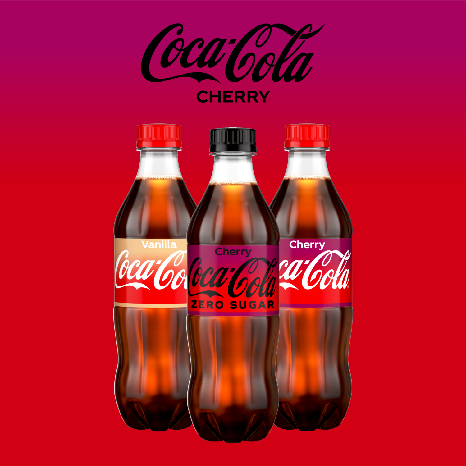 slide 5 of 6, Coca-Cola Cherry Zero Bottles, 16.9 fl oz, 6 Pack, 6 ct; 0.5 liter