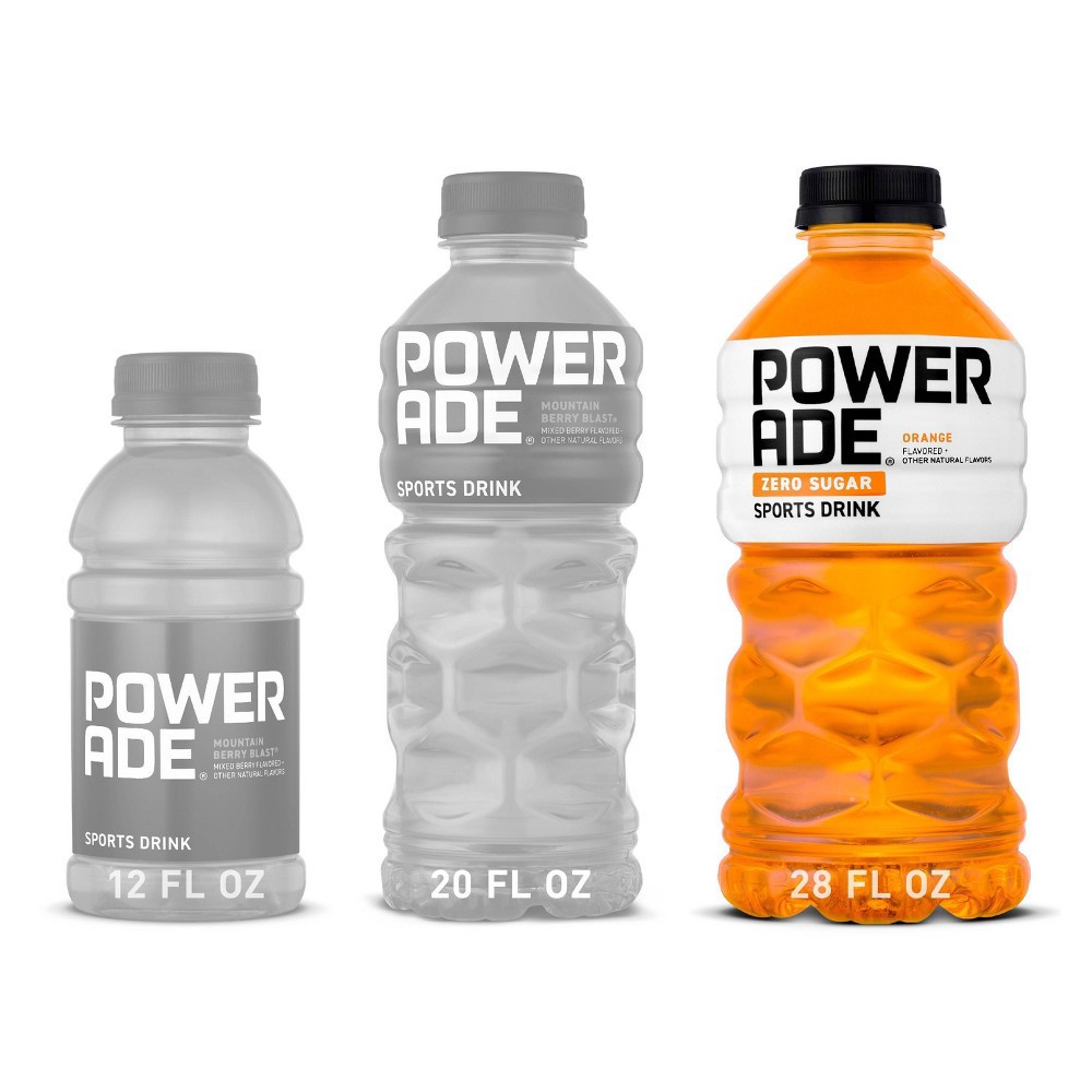slide 2 of 2, Powerade Zero Orange Sports Drink - 28 fl oz Bottle, 28 fl oz