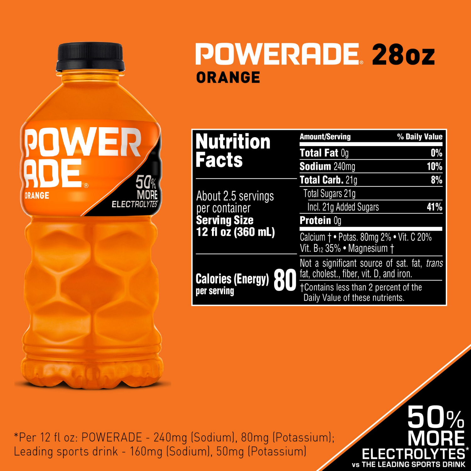 slide 3 of 7, Powerade Sports Drink - 28 oz, 28 oz