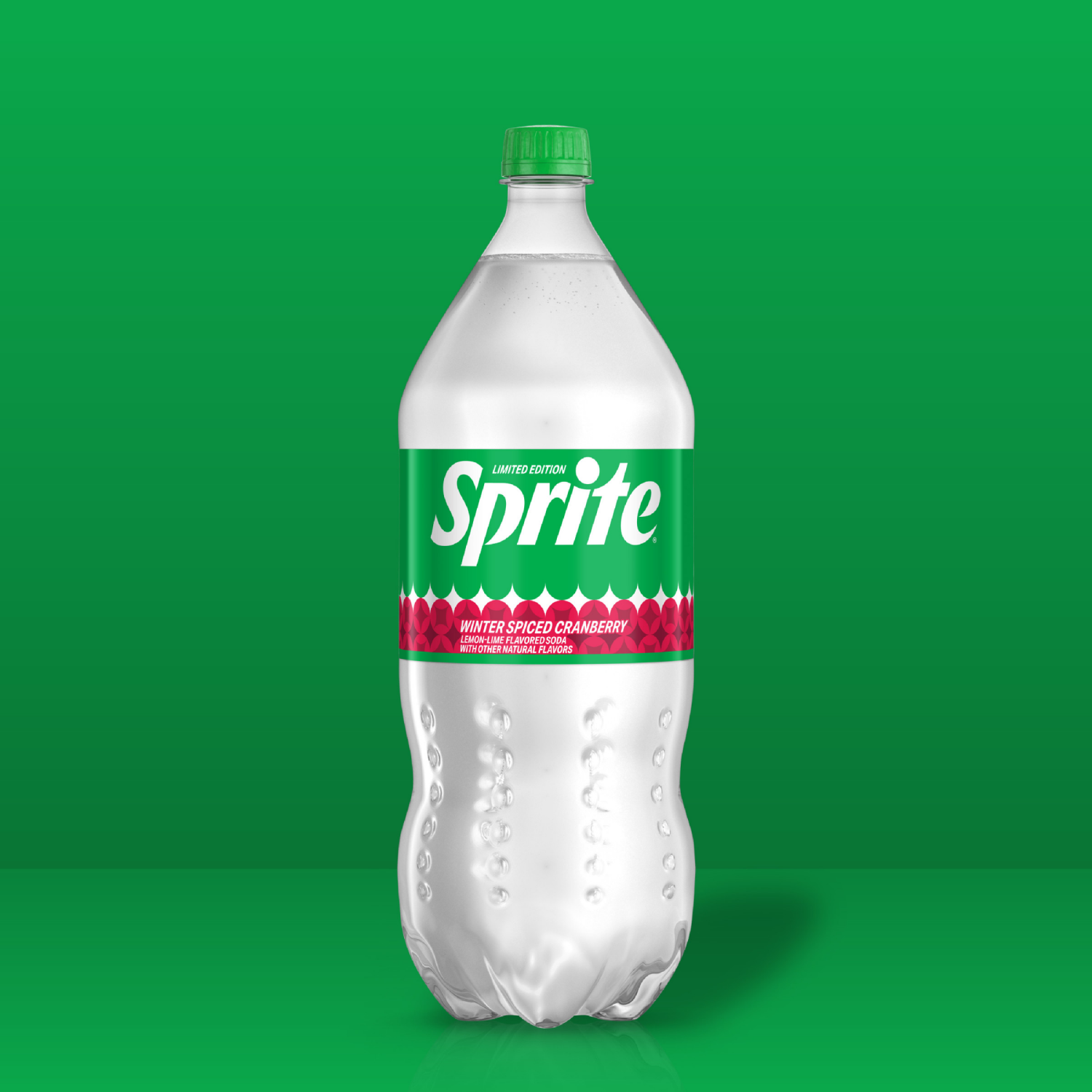 slide 2 of 7, Sprite Winter Spiced Cranberry Bottle- 2 liter, 2 liter