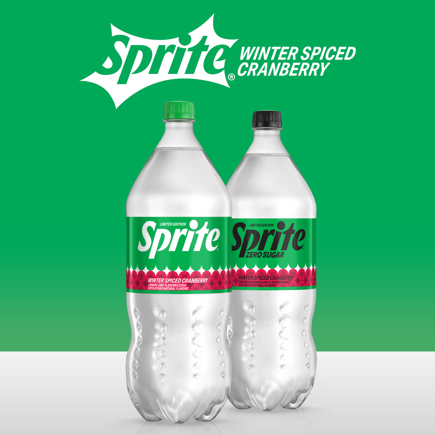 slide 7 of 7, Sprite Winter Spiced Cranberry Bottle- 2 liter, 2 liter