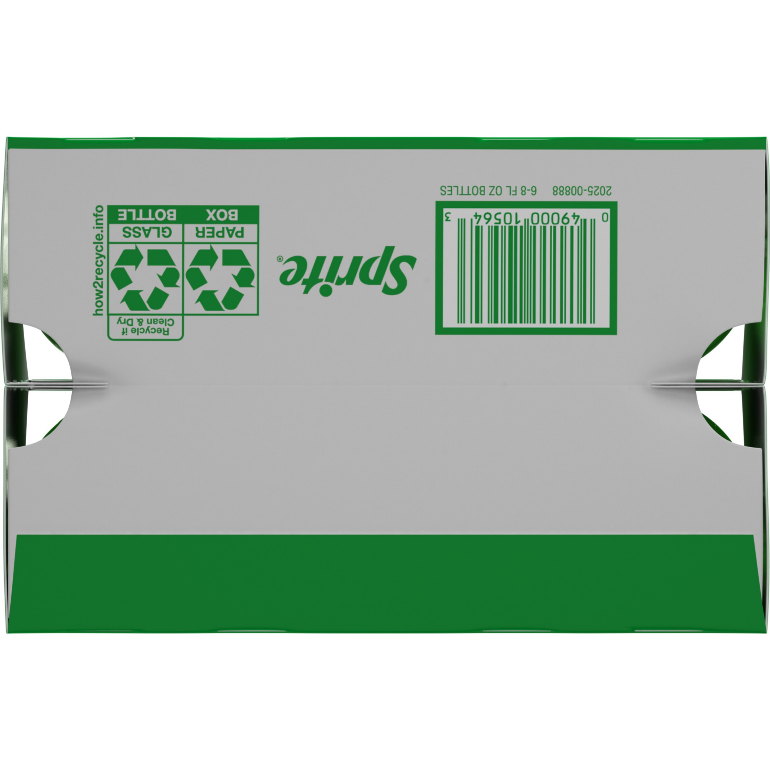 slide 3 of 7, Sprite Cane Sugar Soda Soft Drink Glass Bottles, 8 Fl Oz, 6 Pack, 6 ct; 8 fl oz