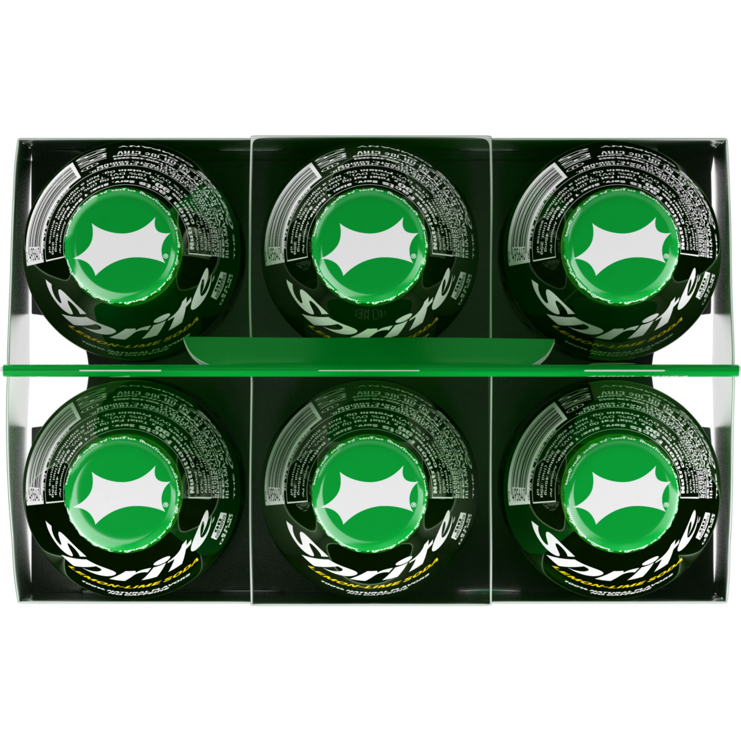 slide 7 of 7, Sprite Cane Sugar Soda Soft Drink Glass Bottles, 8 Fl Oz, 6 Pack, 6 ct; 8 fl oz