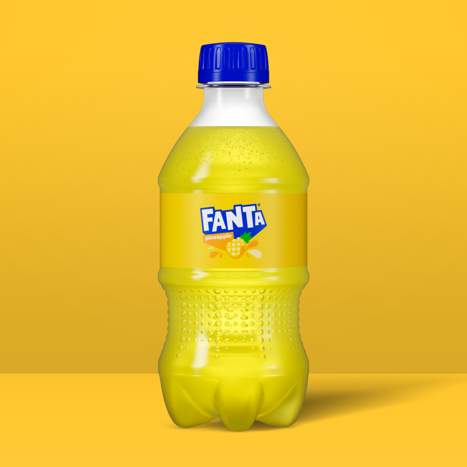 slide 2 of 4, Fanta Pineapple Soda Soft Drink, 12 fl oz Bottles, 6 Pack, 6 ct; 12 fl oz