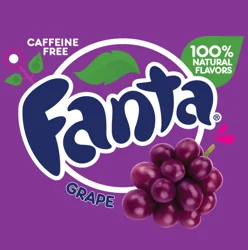 Fanta Grape Soda Bottles, 12 fl oz, 6 Pack
