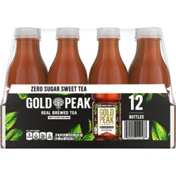 Gold Peak Zero Sugar Sweet Tea Bottles, 16.9 fl oz, 12 Pack