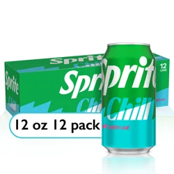 Sprite Chill Fridge Pack Cans- 12 ct