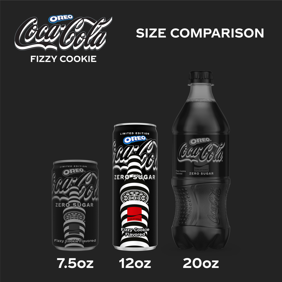 slide 4 of 4, Coca Cola Coca-Cola Zero Sugar OREO Limited Edition Creations 12 oz Can, 12 oz