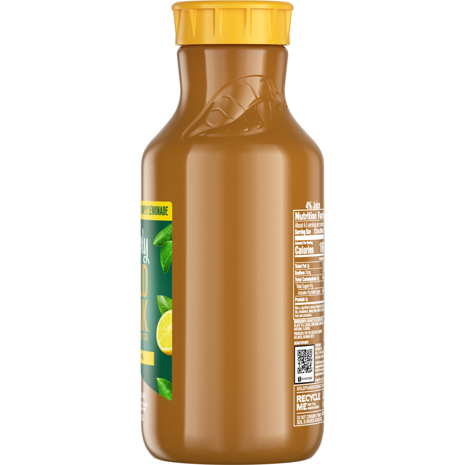 slide 5 of 7, Simply Gold Peak - Tea & Lemonade Bottle, 52 fl oz, 52 fl oz