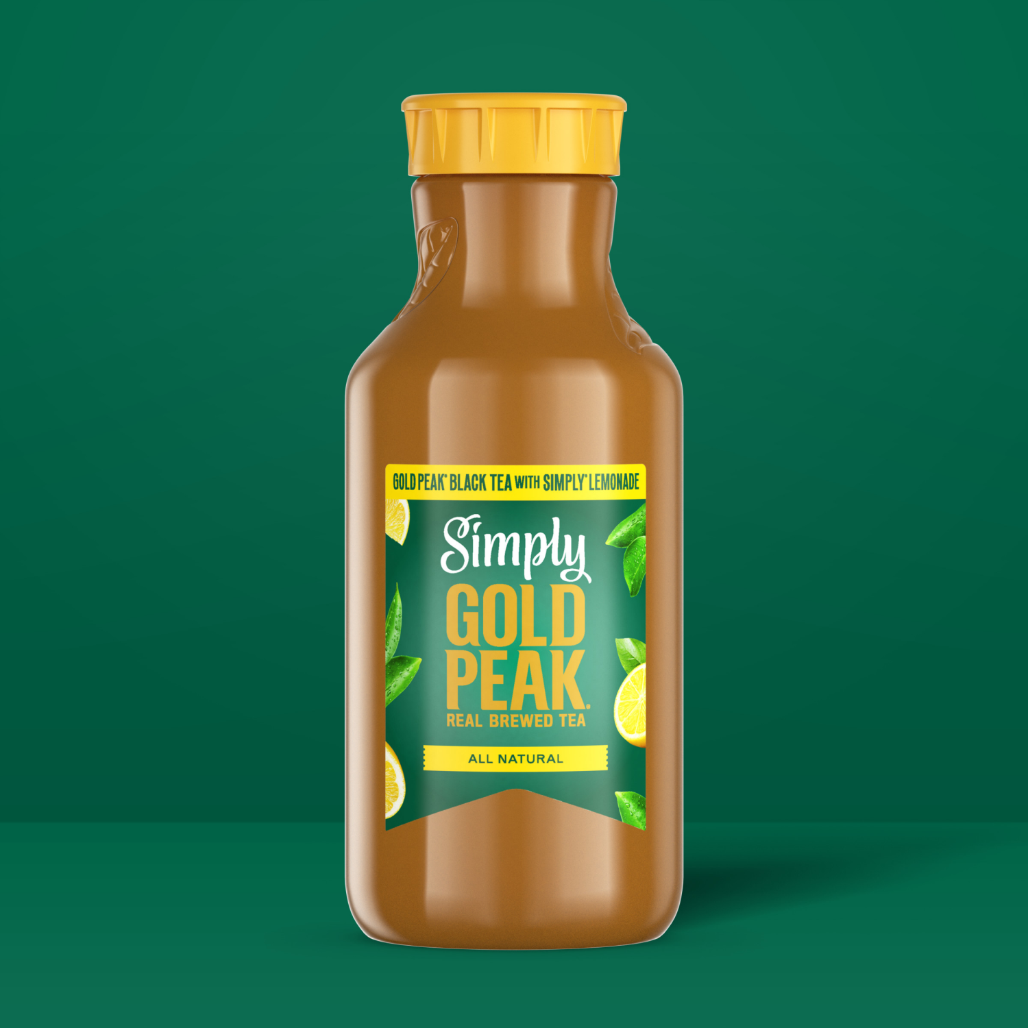slide 7 of 7, Simply Gold Peak - Tea & Lemonade Bottle, 52 fl oz, 52 fl oz