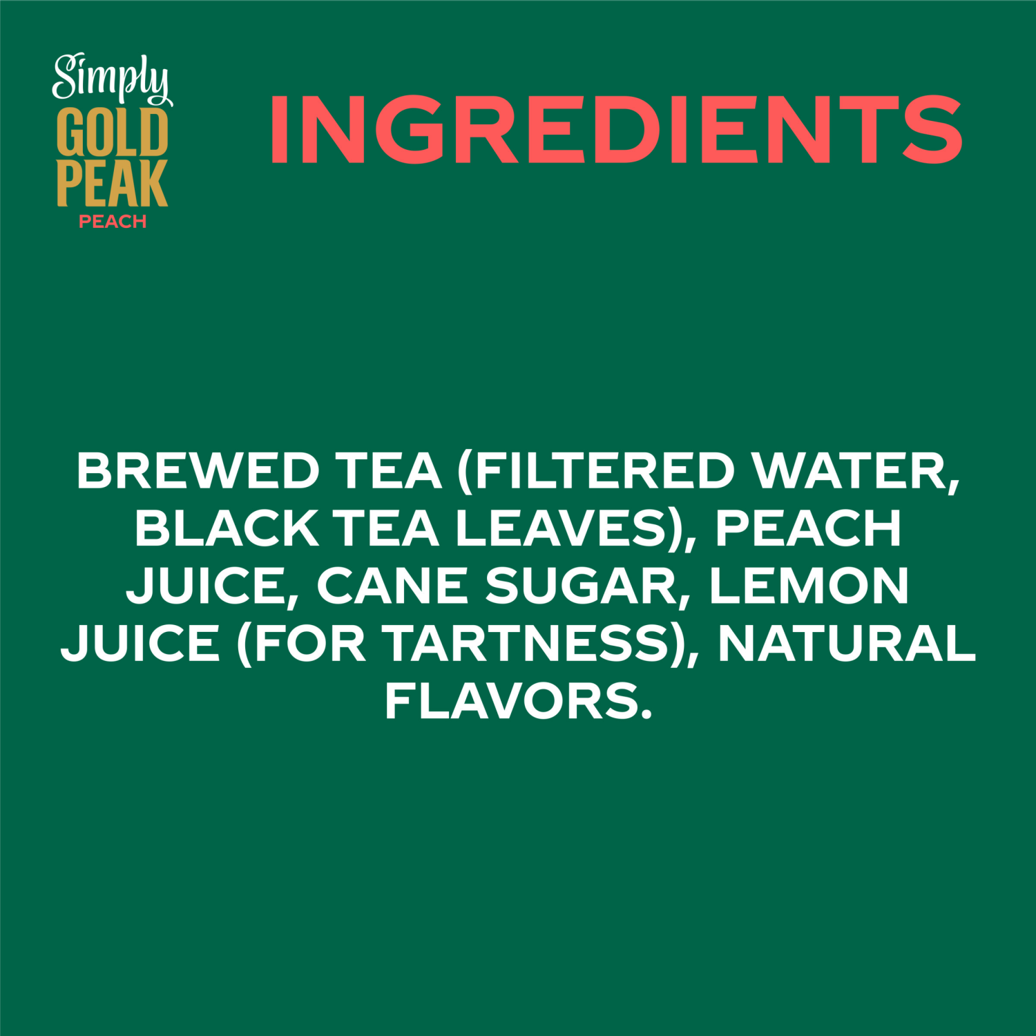 slide 3 of 7, Simply Gold Peak - Tea & Peach Bottle, 52 fl oz, 52 fl oz