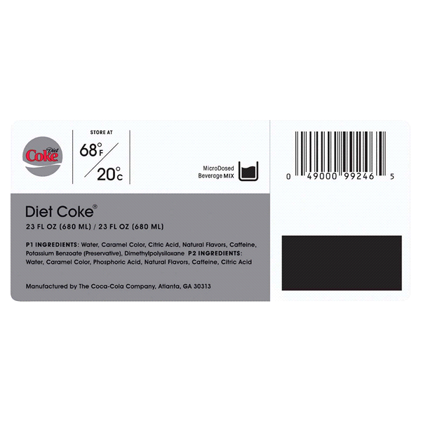 slide 5 of 5, Diet Coke Fountain, 1 ct