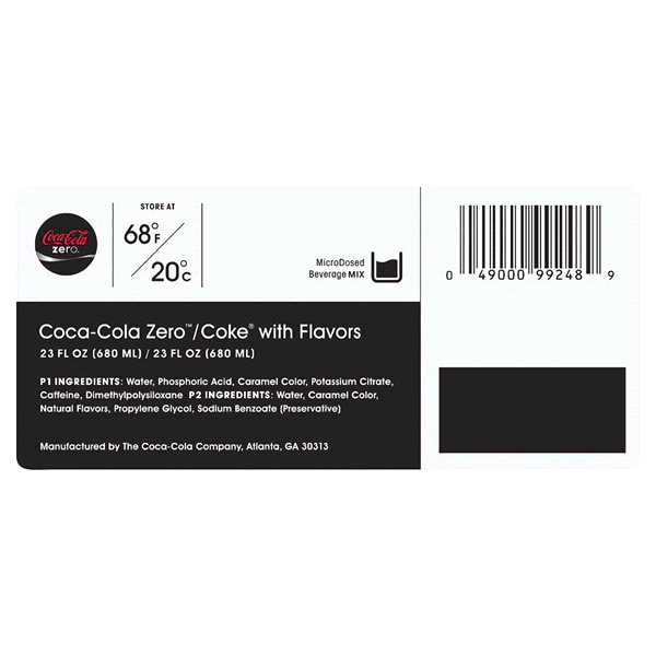 slide 5 of 5, Coke Zero Fountain, 1 ct