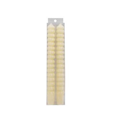 slide 1 of 3, 10" Ivory Meringue Taper Candles, 2ct. By Ashland, 2 ct