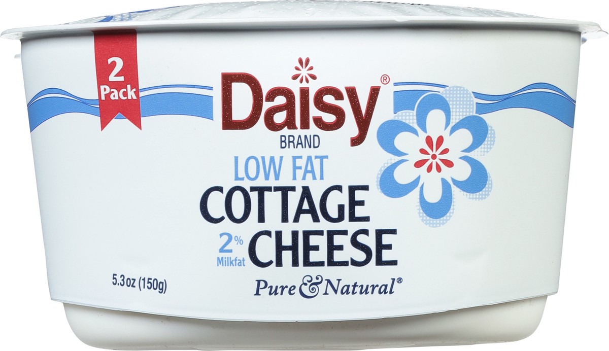 slide 9 of 9, Daisy Cottage Cheese, Low Fat, 2% Milkfat, 2 Pack, 2 ct; 5.3 oz