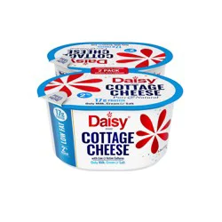 Daisy Low Fat 2% Milkfat Cottage Cheese, 2 Pack