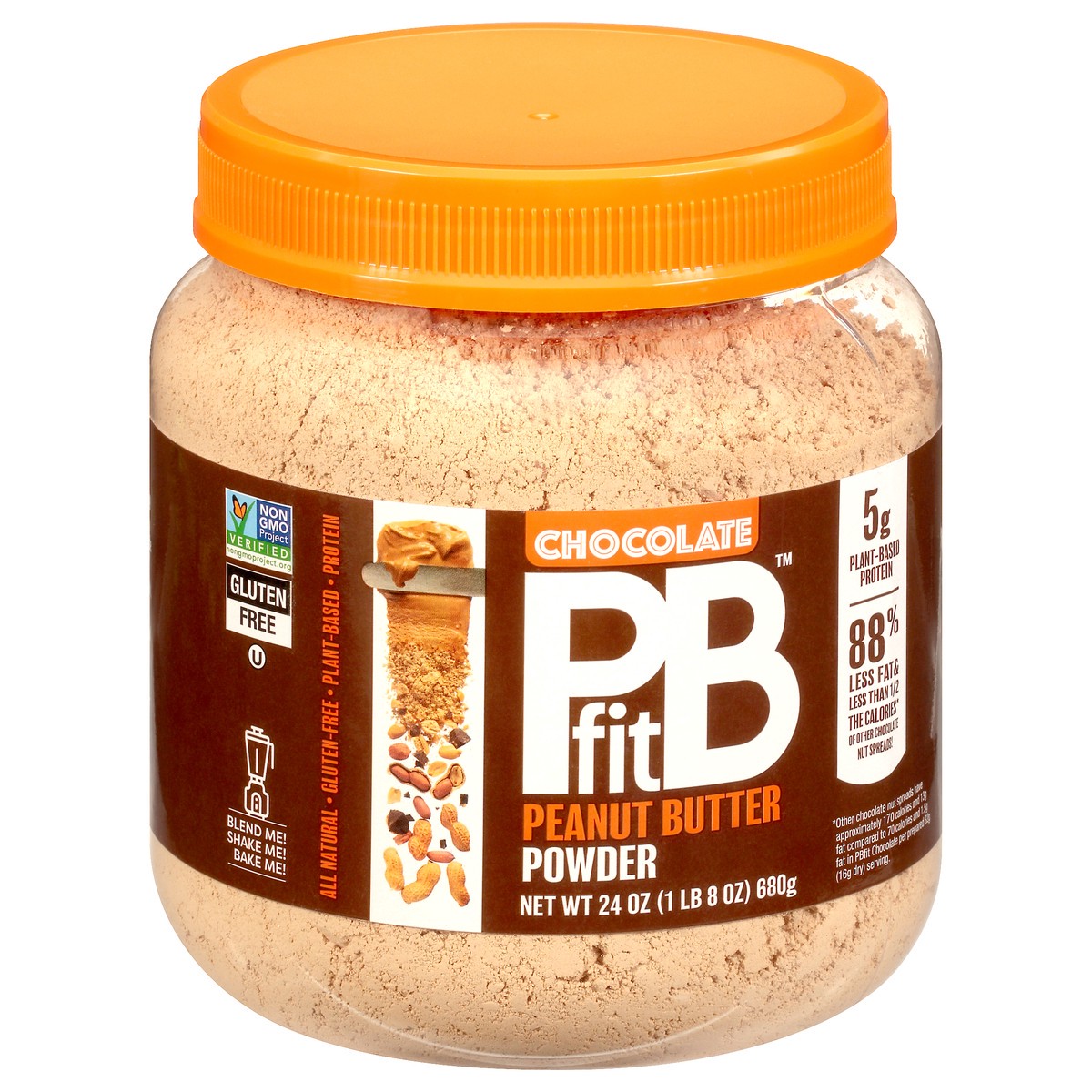 PBfit Chocolate Peanut Butter Powder 24 oz | Shipt