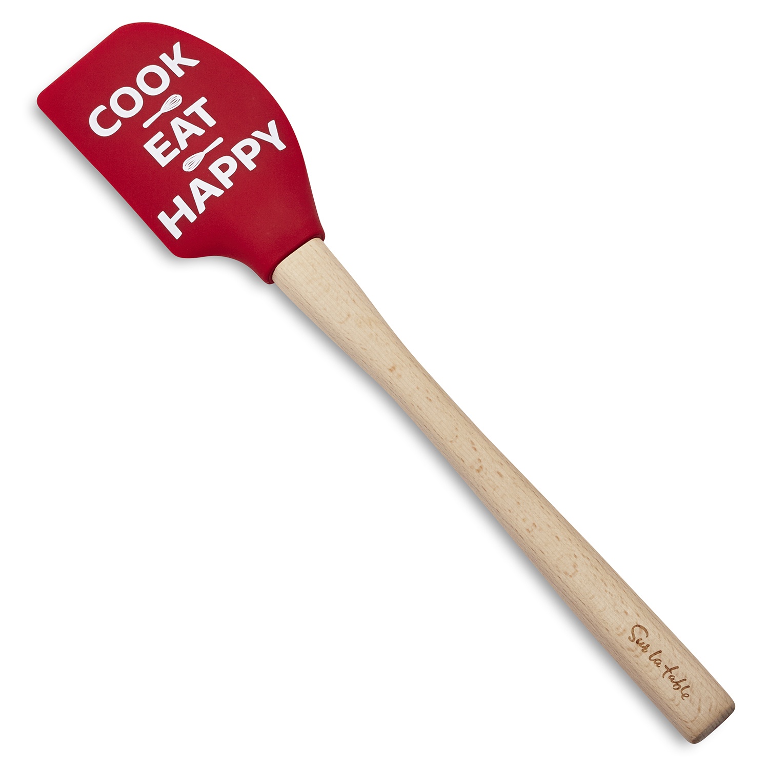 slide 1 of 1, Sur La Table Cook, Eat, Happy Conversion Spatula, 1 ct