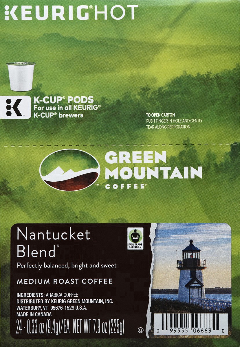 slide 26 of 31, Green Mountain Coffee Roasters Nantucket Blend Keurig Single-Serve K-Cup Pods, Medium Roast Coffee, 24 Count, 24 ct