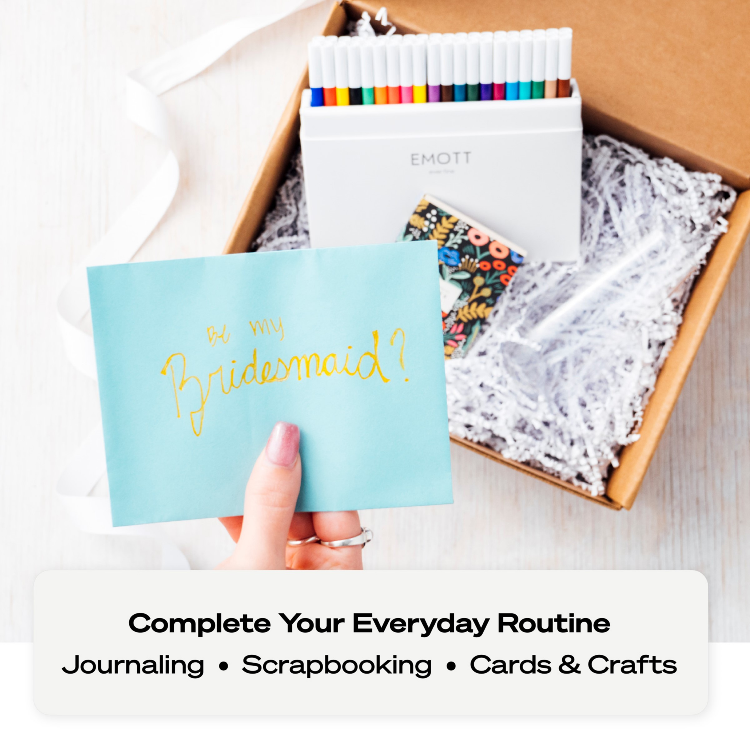 slide 3 of 7, uni-ball EMOTT Fineliner Marker Pens, Fine Point (0.4mm), Assorted Ink, 10-count, 1 ct