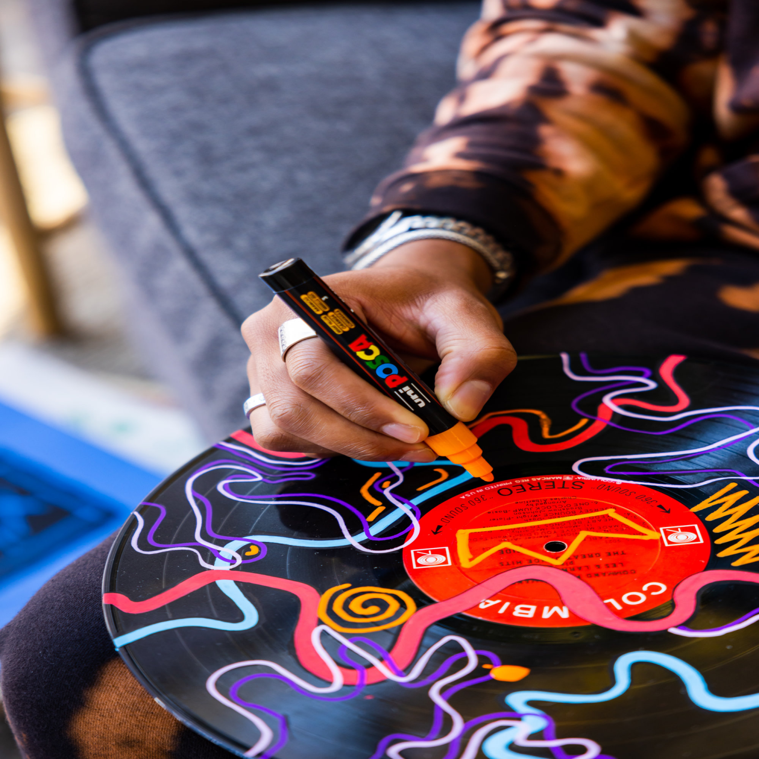 slide 6 of 8, Posca Pc-5br 8 Color Brush Tip Paint Marker Set, 1mm-4mm brush tips