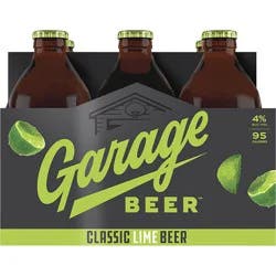 Garage Beer Lime 6 Pack Bottles