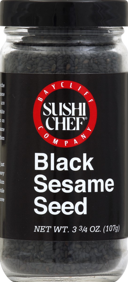 slide 2 of 2, Sushi Chef Black Seeds Sesame, 3.75 oz