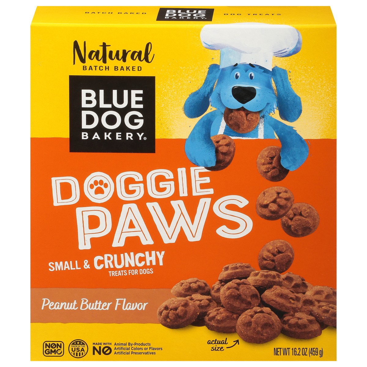 slide 2 of 15, Blue Dog Bakery Small & Crunchy Peanut Butter Flavor Treats for Dogs 16.2 oz, 16.2 oz