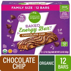 Simple Truth Organic Chocolate Chip Baked Energy Breakfast Bars