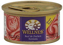 slide 1 of 5, Wellness Complete Health Pate Adult Wet Cat Food, Natural, Protein-Rich, Grain Free, 3 Ounce, (Beef & Chicken), 1 ct