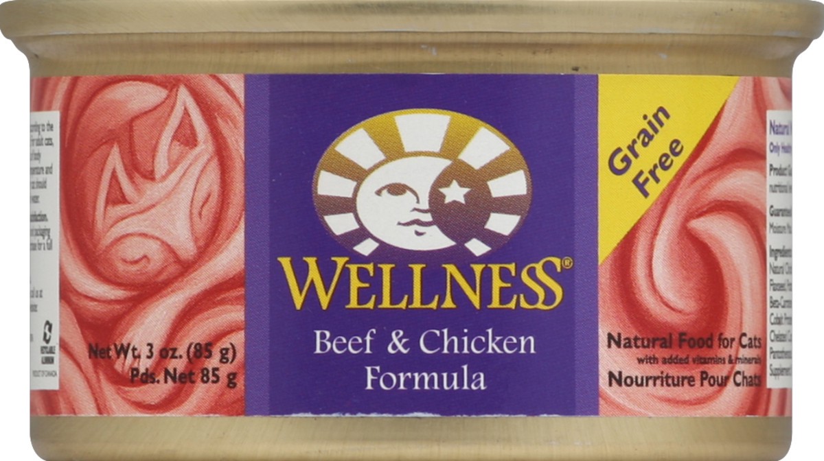 slide 1 of 5, Wellness Food for Cats 3 oz, 3 oz