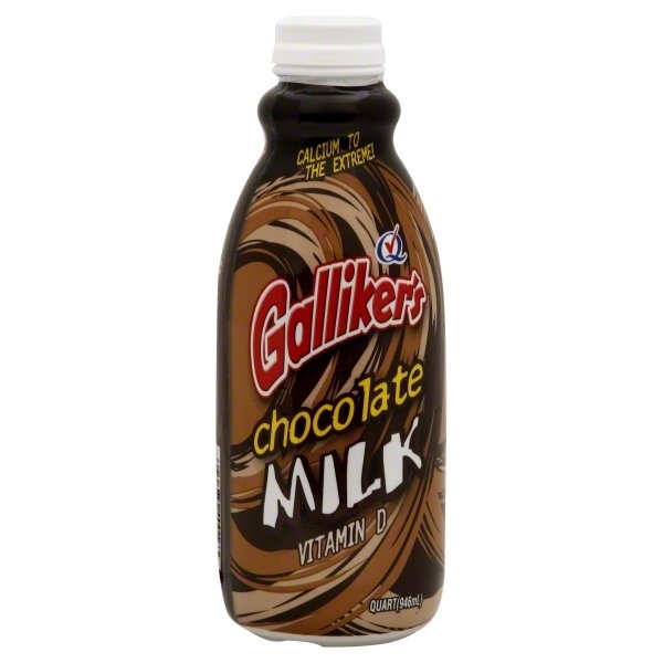 slide 1 of 1, Chocolate Milk Plastic, 1 qt