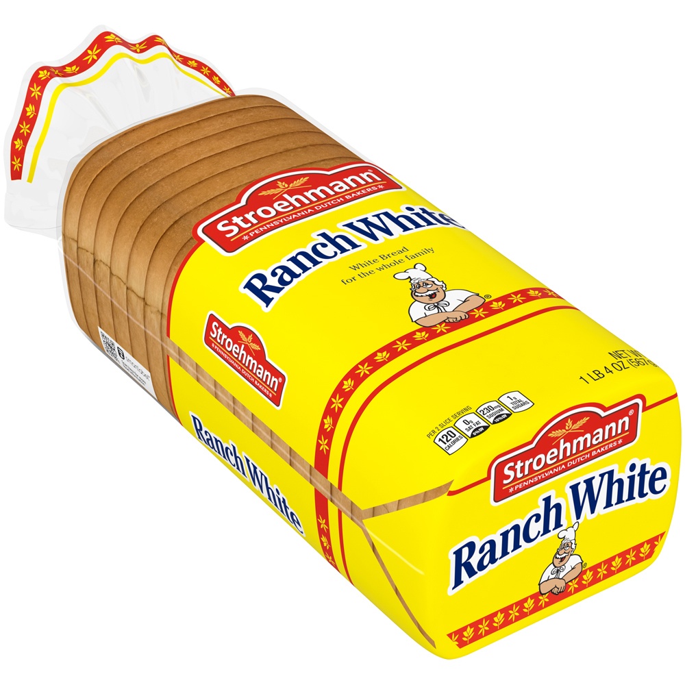 slide 3 of 9, Stroehmann's Bakeries Ranch White Bread, 20 oz, 20 oz
