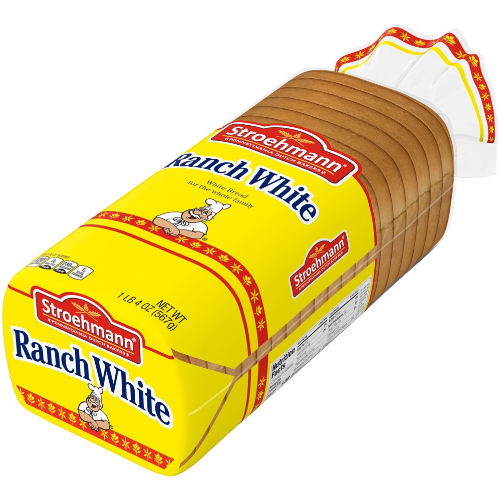 slide 4 of 9, Stroehmann's Bakeries Ranch White Bread, 20 oz, 20 oz