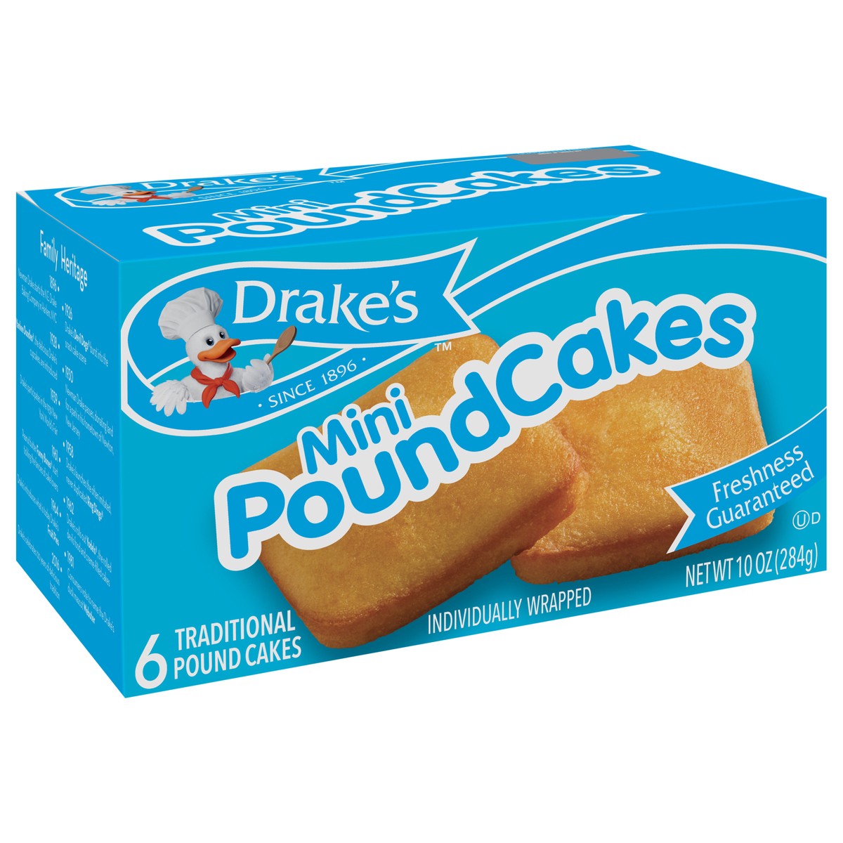 slide 13 of 13, Drake's Cakes, Drake's Family Pack Mini Pound Cakes, 10 oz