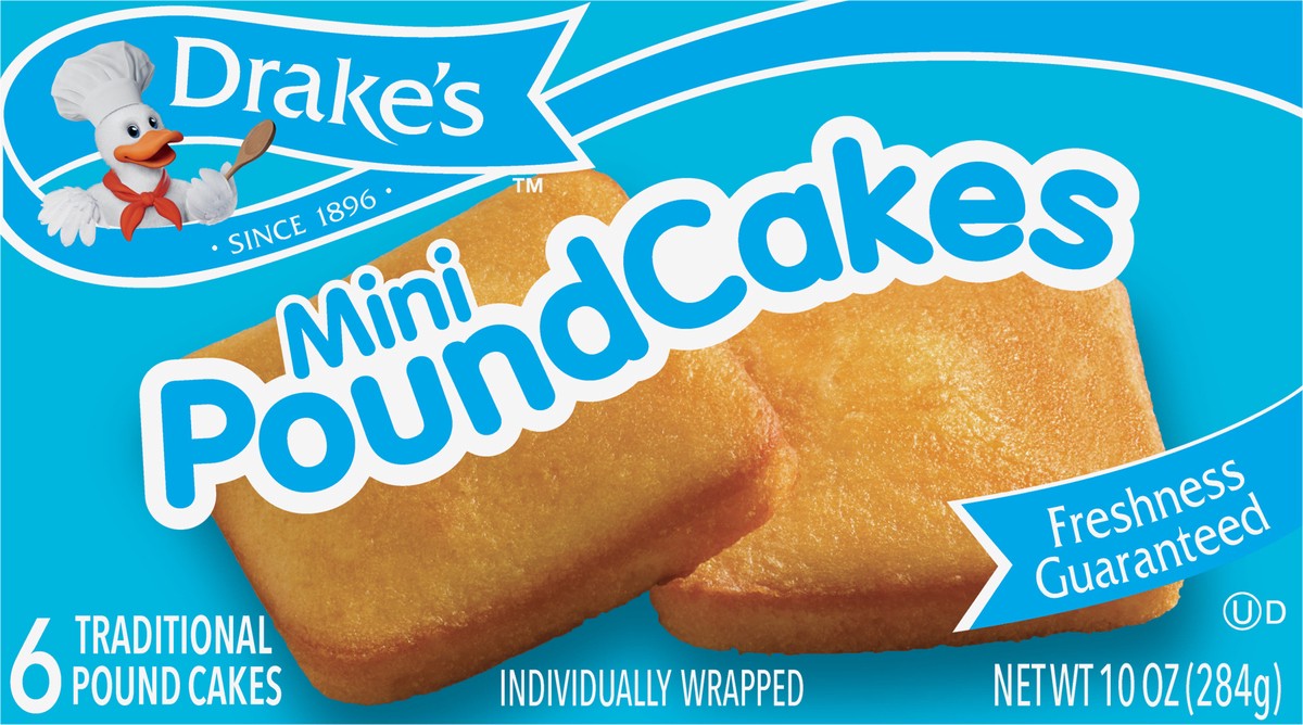 slide 3 of 13, Drake's Cakes, Drake's Family Pack Mini Pound Cakes, 10 oz