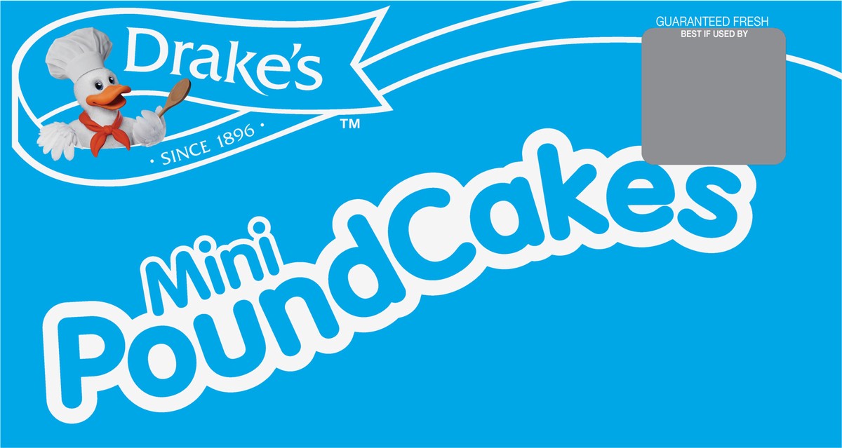 slide 12 of 13, Drake's Cakes, Drake's Family Pack Mini Pound Cakes, 10 oz