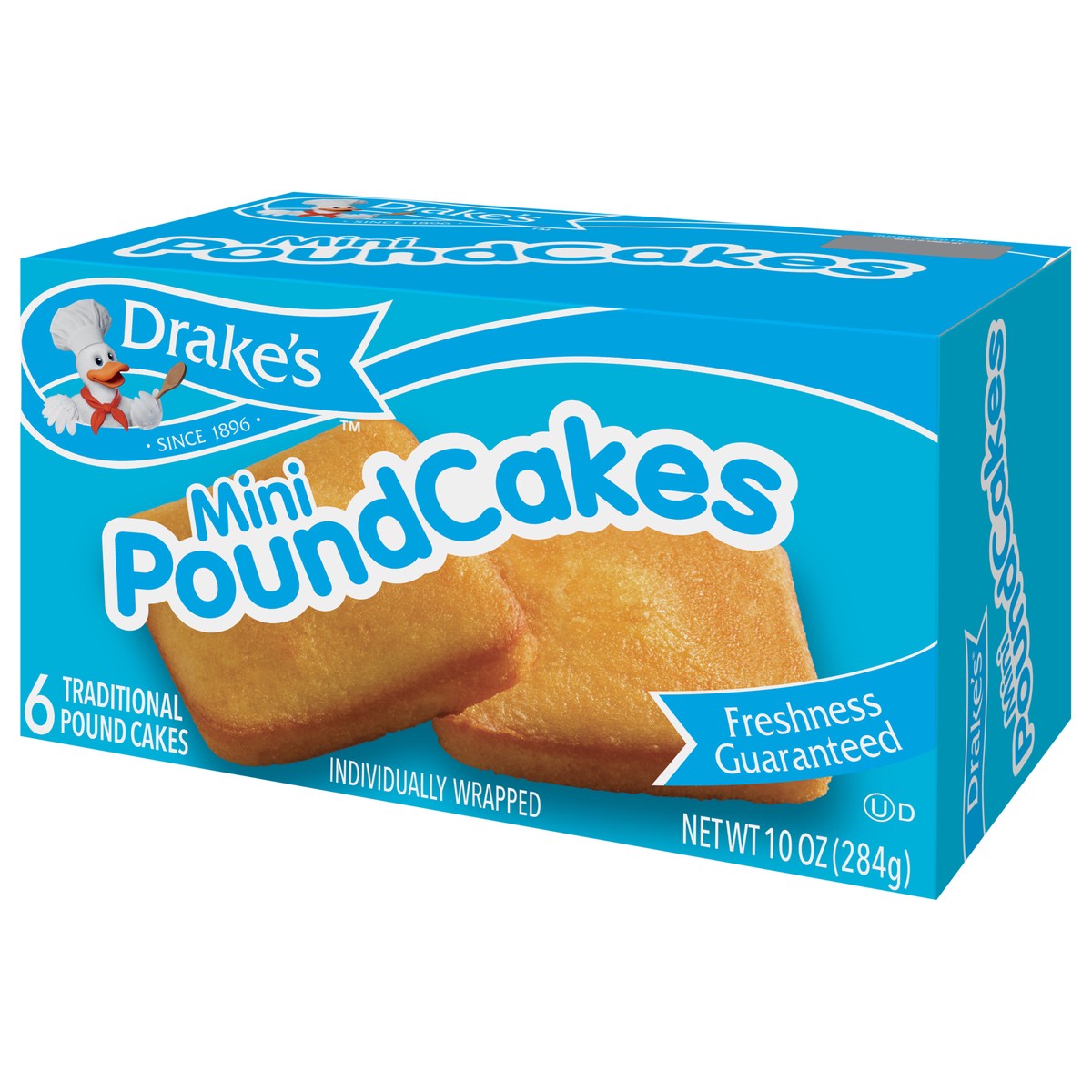 slide 10 of 13, Drake's Cakes, Drake's Family Pack Mini Pound Cakes, 10 oz
