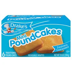 Cakes, Drake''s Family Pack Mini Pound Cakes